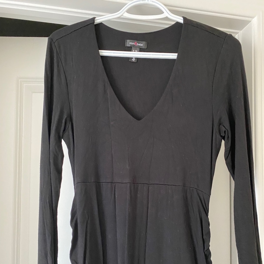 Stork and Babe fitted maternity dress